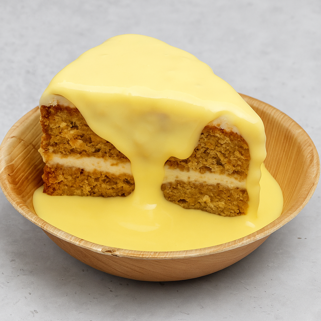 Hummingbird Cake & Custard