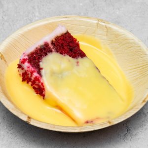 Red Velvet Cake & Custard